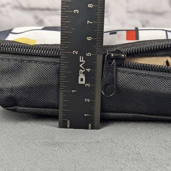 Abstract art colorful cat print zipper bag - Picture 6 of 7